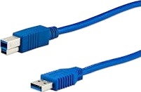 E+P Cc 302/2 2,5 M Usb A Usb B Usb 3.2 Gen 1 3.1 Gen 1 Hankjønn/Hankjønn Blå