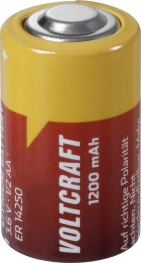 V-Tcraft Spesialbatteri 1/2 Aa Lithium 3,6 V 1200 Mah 1 Stk VC-12668755 V-Tcraft Spesialbatteri 1/2 Aa Lithium 3,6 V 1200 Mah 1 Stk VC-12668755