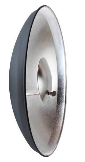 Elinchrom Silver Beauty Dish 44cm 55° Metall Reflektor Sølv Mini Soft Elinchrom Silver Beauty Dish 44cm 55° Metall Reflektor Sølv Mini Soft