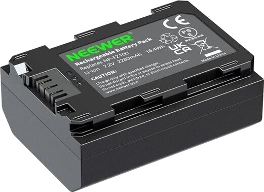 Erstatningsbatteri for Sony enheter: NEEWER NP FZ100