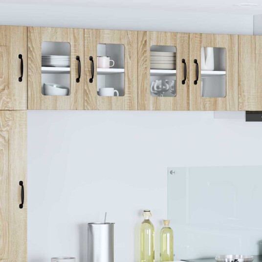  Kjøkkenskap 2 pcs Sonoma eik 60 x 31 x 40 cm Konstruert tre