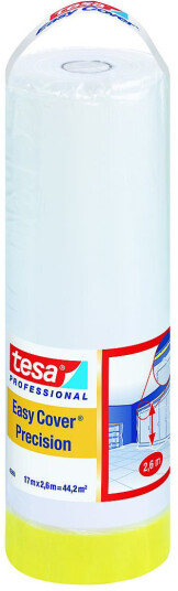 Tesa dekkfolie og maskeringstape easycover 17x25 meter Tesa dekkfolie og maskeringstape easycover 17x25 meter