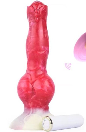 Pink Alien Arachne Vibrating Dildo 21 cm