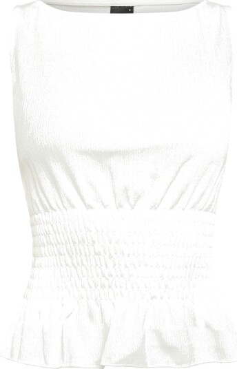 Gina Tricot Smock Top White M
