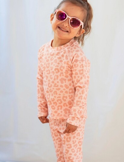 Geggamoja Uv Sweater Pink Leo   Pink   134 140