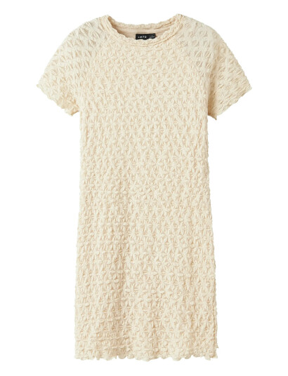LMTD Nlfralma Ss Short Lace Dress Beige 164 LMTD Nlfralma Ss Short Lace Dress Beige 164