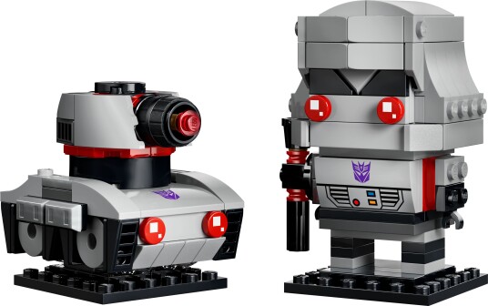 Lego Megatron Som Robot Og Kjøretøy
