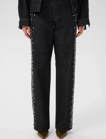 Gestuz Gzleei Hw Wide Jeans - Black - 25