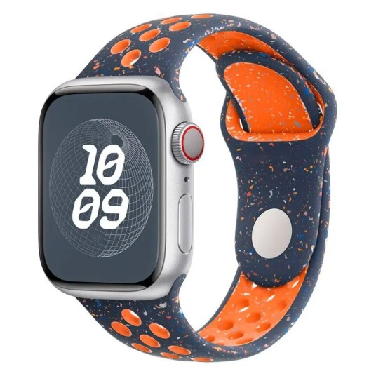 Apple Watch (38/40/SE/41MM) Silikonrem Lippa FLOUR - Mørkeblå Apple Watch (38/40/SE/41MM) Silikonrem Lippa FLOUR - Mørkeblå