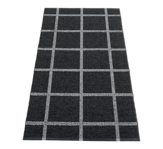 Pappelina Ada matte sort 70x150cm
