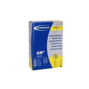 Schwalbe racerslange 700x18 25C 60 mm lettvekt Schwalbe racerslange 700x18 25C 60 mm lettvekt