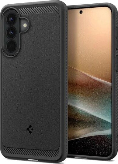 Spigen Rugged Armor mobildeksel for Samsung Galaxy A57 5G - Matt svart Spigen Rugged Armor mobildeksel for Samsung Galaxy A57 5G - Matt svart