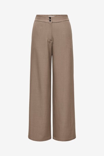 JDY   Bukser jdyDora HW Wide Pant Tlr   Grå