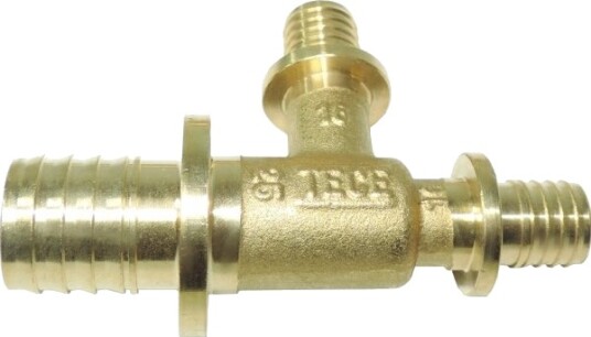 Tece Reduksjon T-Stykke I Messing 25 X 16 X 16 Mm 760516
