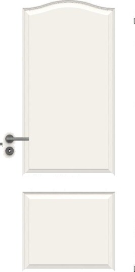 Swedoor Dørbl Style 02b 7x20 Hvit