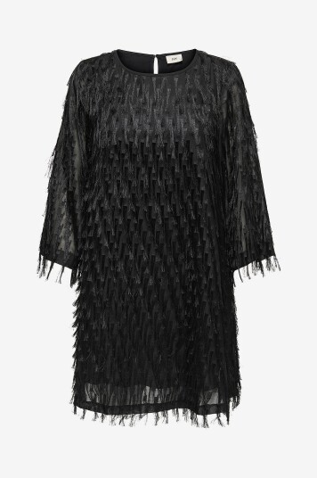 Jdy Kjole Jdyfleur 3/4 O neck Dress Wvn Svart