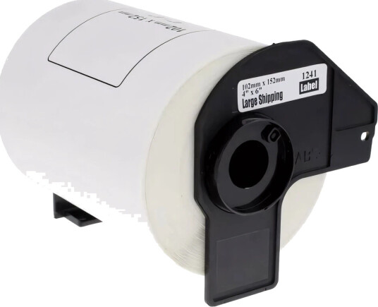 TB DK11241 Forsendelsesetikett Stor 102mm x 152mm (200stk) erstatter Brother DK-11241