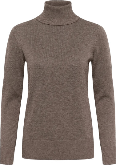 Saint Tropez J2046 Milasz Rollneck Pullover Brown XS Saint Tropez J2046 Milasz Rollneck Pullover Brown XS