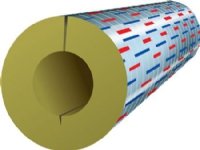 ROCKWOOL Universal rørskål med alutape 15x30 mm. ROCKWOOL Universal rørskål med alutape 15x30 mm.