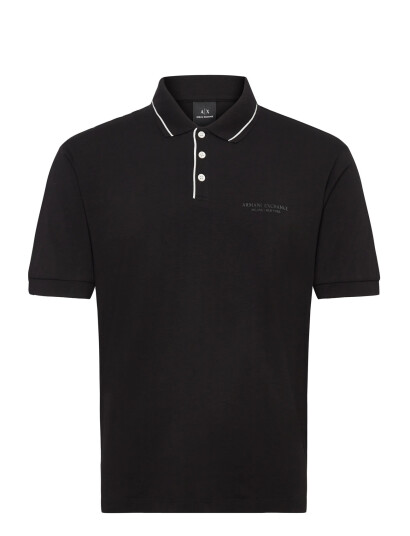 Armani Exchange Polo Shirt - Black - XS