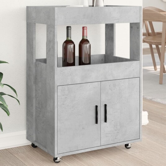  Bartralle betonggrå 60x39,5x89 cm konstruert tre