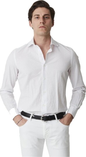 Mazzarelli Herre Skjorter Hvit 3XL, Mazzarelli Herre Skjorter Hvit 3XL,