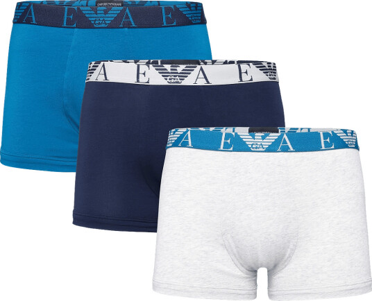 Emporio Armani 3 Pack Bottom Blue M