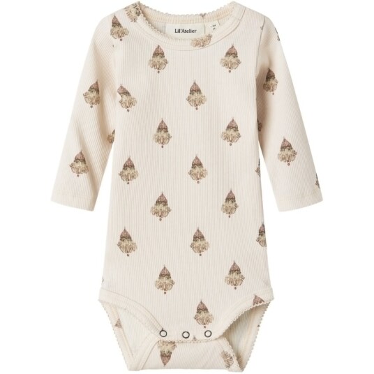 Lil"Atelier Pastel Parchment Nbflavo Ege Ls Slim Body Lil 86