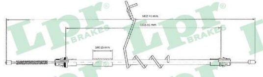 Bremsewire LPR C0294B Bremsewire LPR C0294B