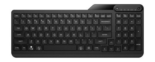 HP 475 Trådløst Tastatur med Dual-Mode og Programmerbare Taster - Nordisk Svart HP 475 Trådløst Tastatur med Dual-Mode og Programmerbare Taster - Nordisk Svart