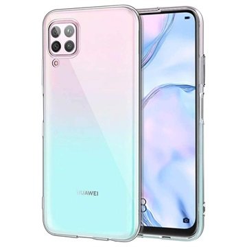 Antiskli Huawei P40 Lite TPU-deksel Gjennomsiktig