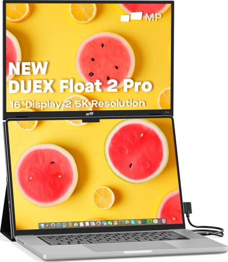Mobile Pixels Duex Float 2 Pro 16" bærbar LCD-skjerm 2560x1600 120Hz Svart