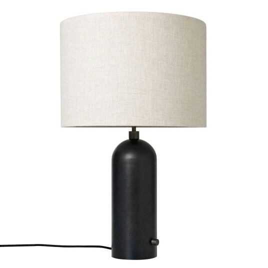 Gravity Bordlampe Stor Svart Stål / Canvas