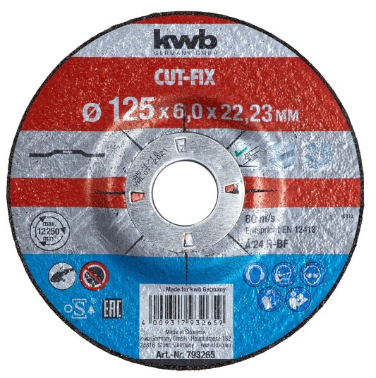 KWB CUT FIX Slipeskiver Til Metall