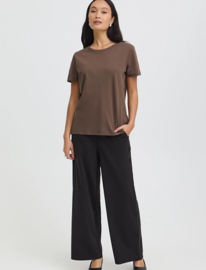 Fransa Frzashoulder Tee 1 Brown XL