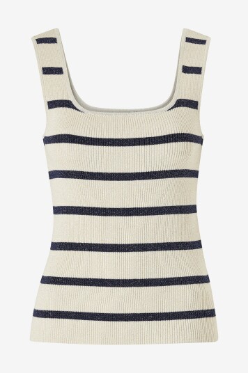 KAFFE - Topp kaMorita Knit Top - Beige