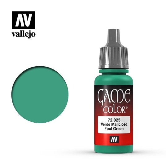 Vallejo Foul Green 17ml Akrylmaling til Modellbygging 72.025