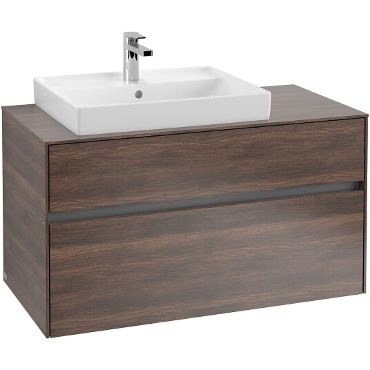 Villeroy & Boch  Collaro Servantskap med 2 skuffer 100x50x54,8 cm u/lys Arizona Eik