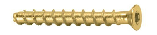 Heco Multi-Monti 912005040512 Betongskrue MULTI-MONTI MMS+KS, LITE HODE 5/5 x 40 mm, gul, 1-pakning