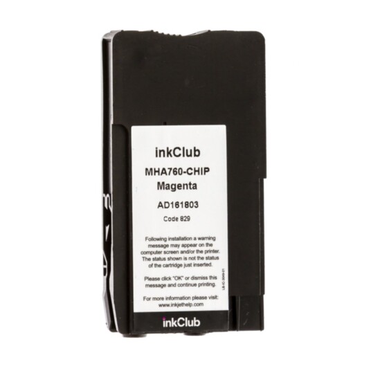 inkClub MHA760-CHIP Blekkpatron, erstatter HP 951XL, magenta, 1500 sider