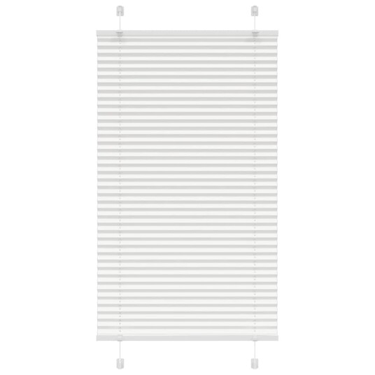 plisségardin Hvit 70x100 cm Stoff Bredde 69,4 Polyester