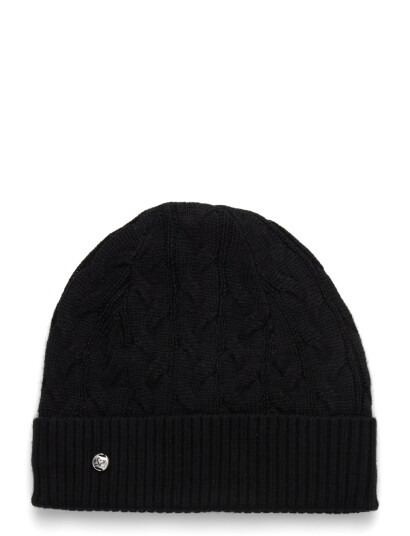 Daily Sports Cable Knit Hat Black Daily Sports Cable Knit Hat Black