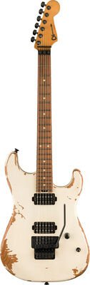 Charvel Pro-Mod Relic San Dimas Style 1 HH FR PF Weathered White Charvel Pro-Mod Relic San Dimas Style 1 HH FR PF Weathered White