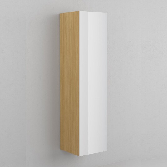 INR Iconic Nordic Rooms Twin 40 Høyskap med 4 Hyller og 2 Skuffer B400xh1600xd390mm Natural oak / 40cm Høyre Hengslet