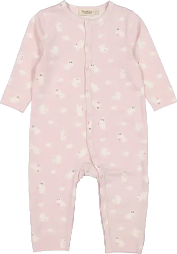 MarMar Modal Smooth Print Rose Moomin Ruka Romper 2 år/92