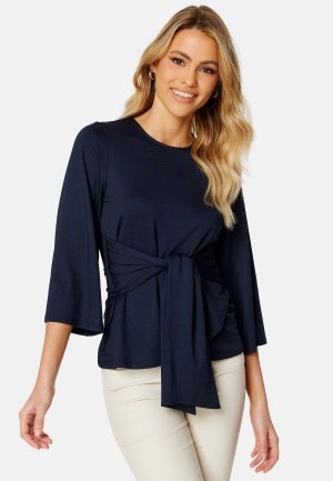 Happy Holly Petra tie top Navy 48/50