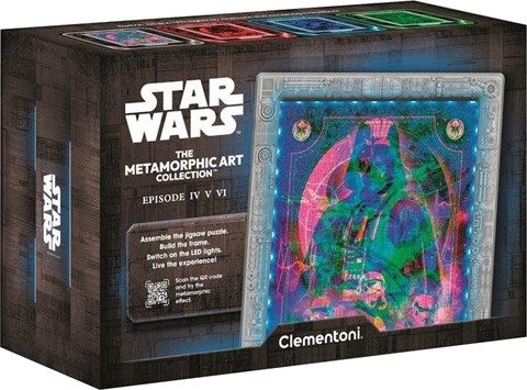 Clementoni Puslespil Star Wars Ep.IV-V-VI Metamorphic Art Collection 520 Brikker 2D Puslespill