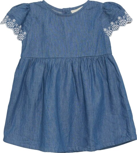En Fant Kjole Chambray Blue Denim (68 / 6 mnd)