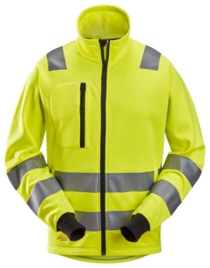 Snickers Workwear Fleecejakke 8036 Gul Hi-Vis XS