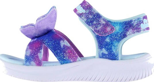Skechers Sandaler m. LySløyfe Britisk Blue/Multi Skechers 28 Sandals Blå